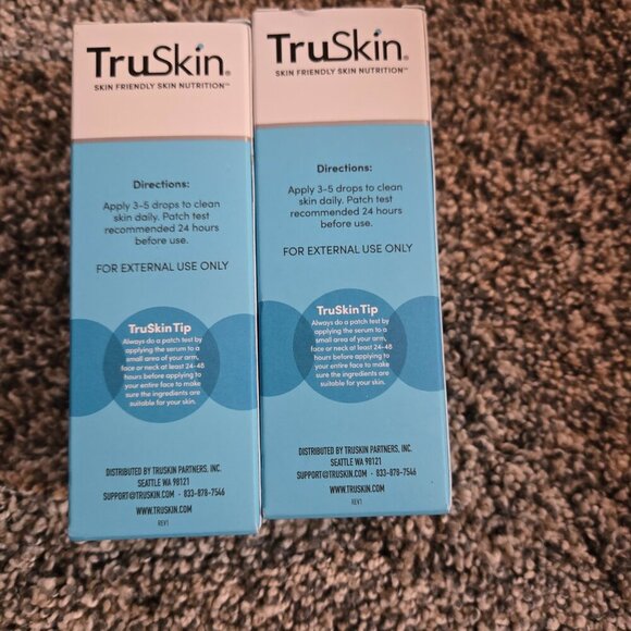 New Sealed Lot of 2 Truskin HA Hyaluronic Acid Serum 1 fl. oz. - Picture 2 of 2